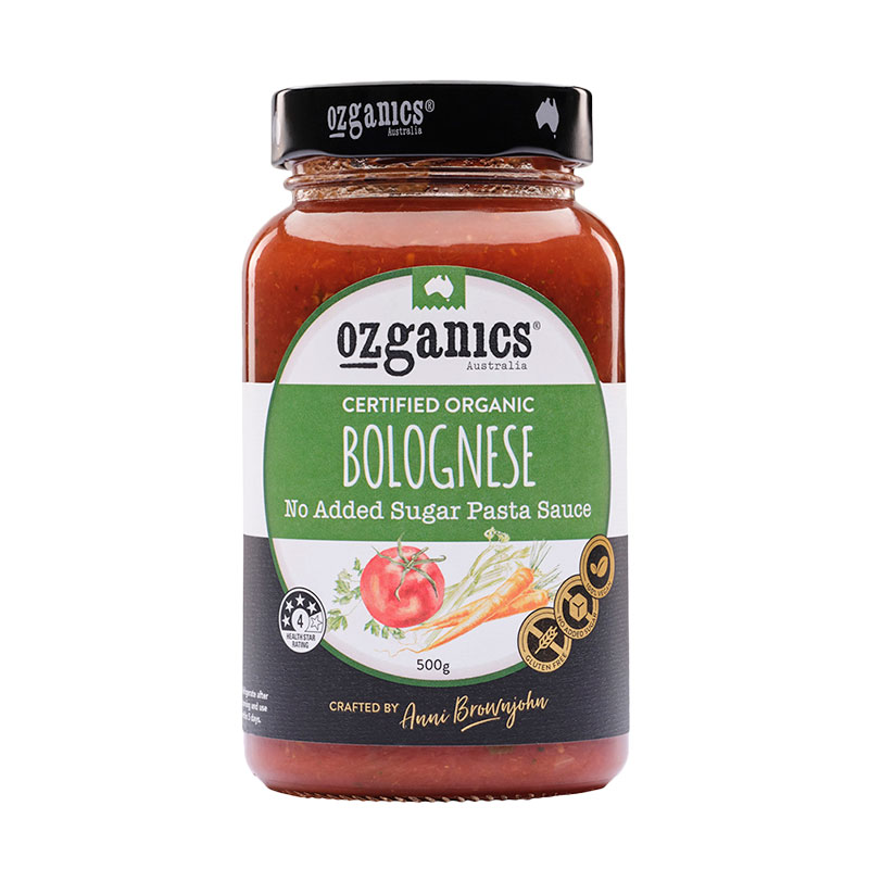 澳洲 Ozganics 有機蔬菜義大利麵醬 500g