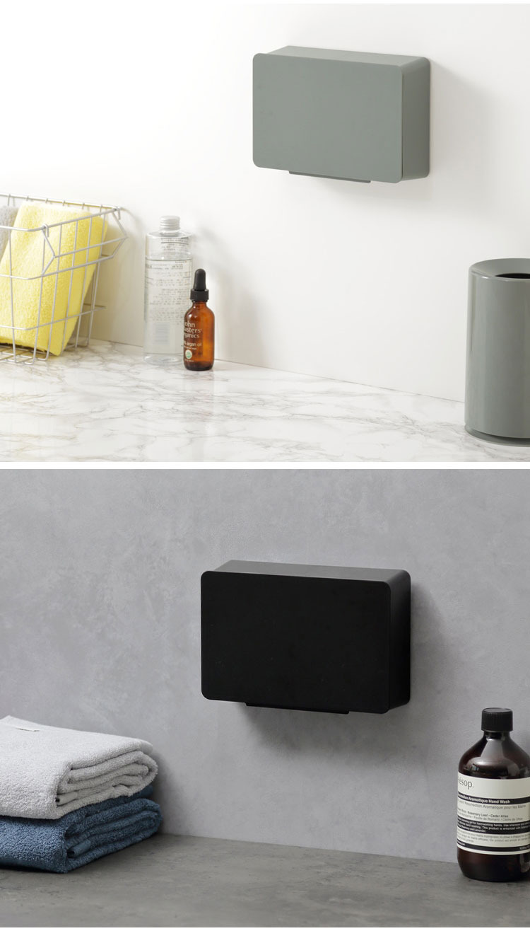 日本 ideaco ABS壁掛式小物分隔收納盒(加大型) (4色)