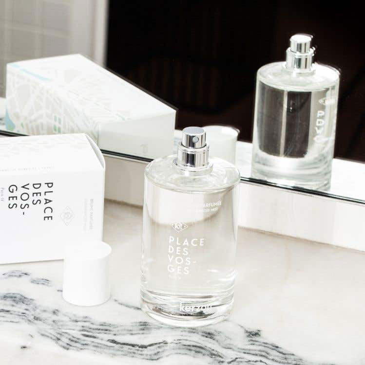 法國 KERZON 漫步巴黎身體香氛噴霧 孚日廣場 (玫瑰+天竺葵) 100ml