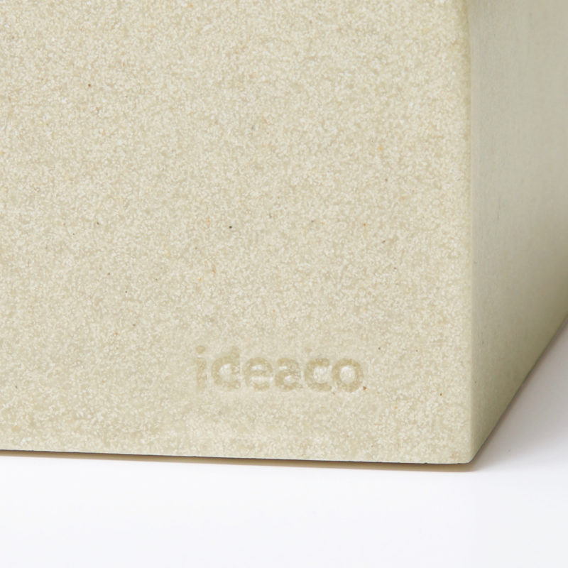 日本 ideaco 圓角磚砂岩面紙盒