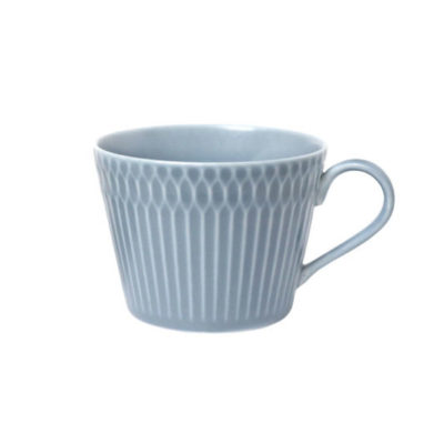 日本 小田陶器 漣漪系列 咖啡杯 200ml (藍灰)