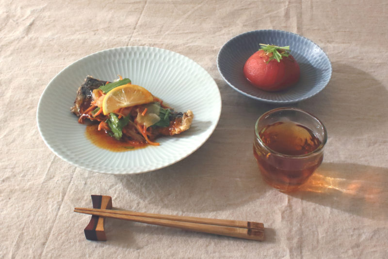 日本 小田陶器 漣漪系列 深圓盤 13cm