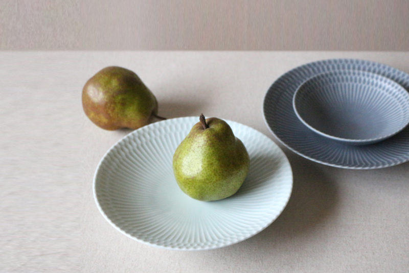 日本 小田陶器 漣漪系列 深圓盤 13cm