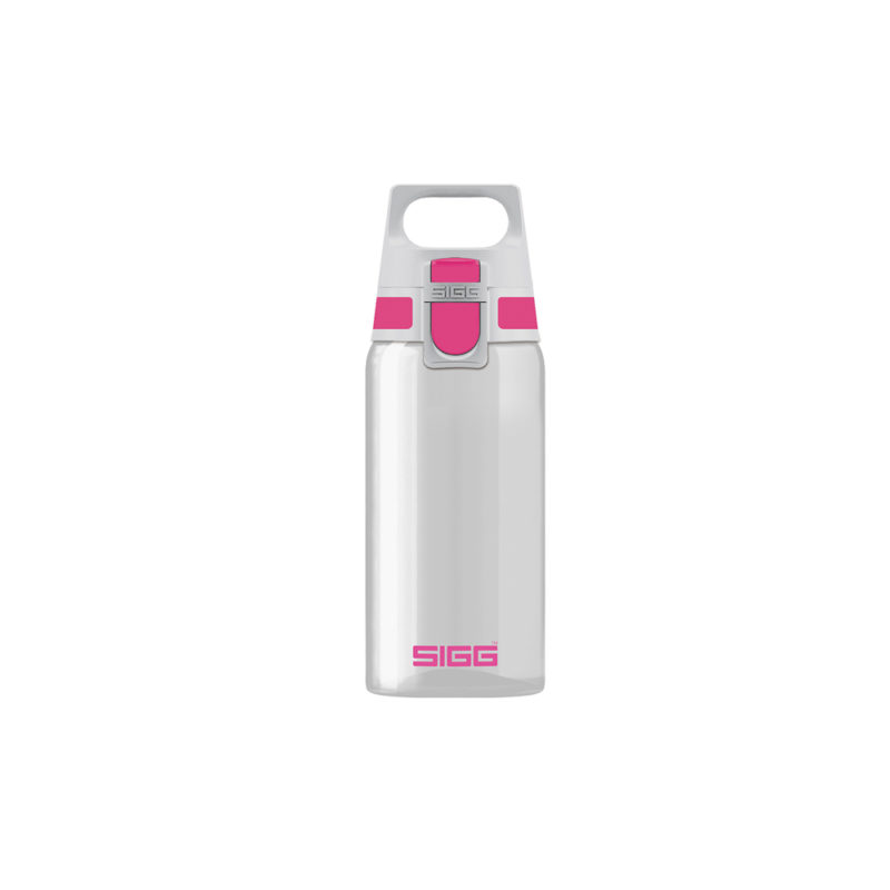 瑞士百年 SIGG 全清透 Tritan 水瓶 500ml (桃紅)