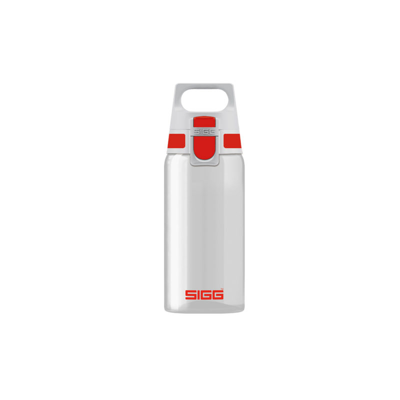 瑞士百年 SIGG 全清透 Tritan 水瓶 500ml (亮紅)