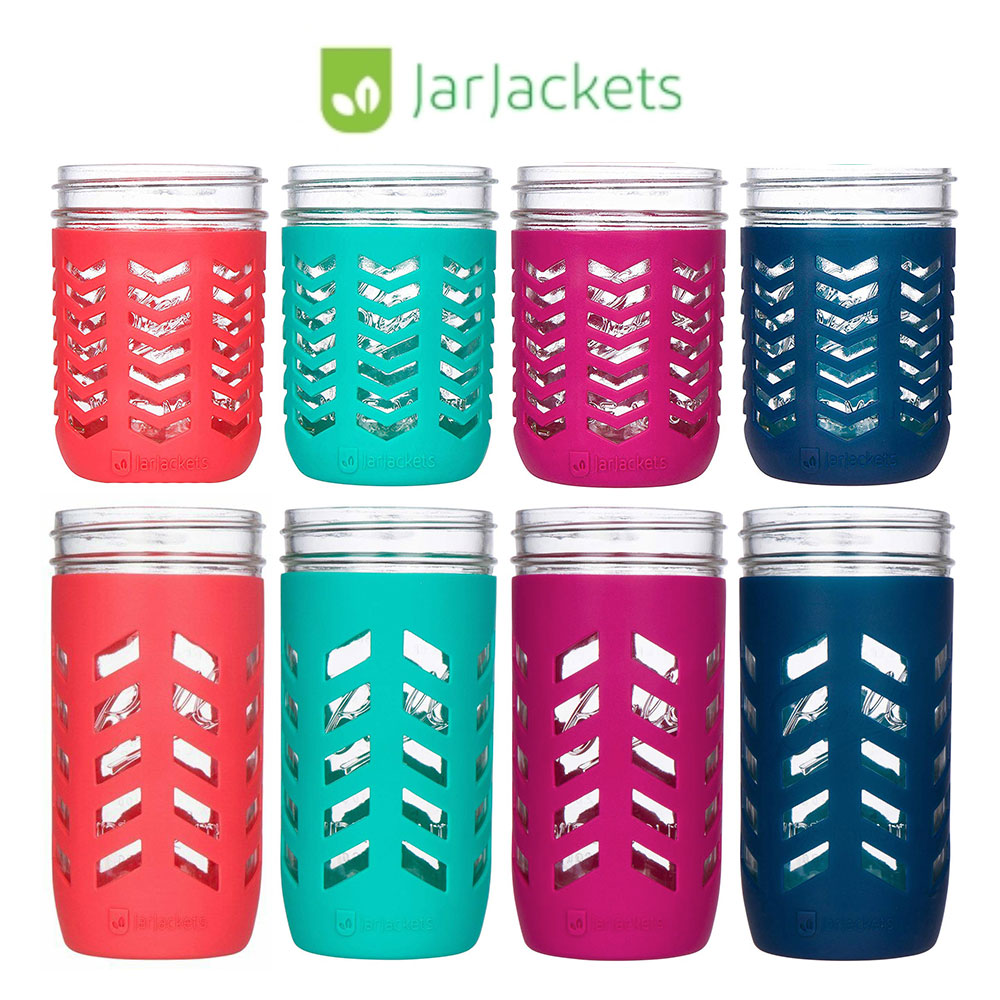 美國 JarJackets 梅森罐專用 矽膠杯套 16oz / 24oz寬口 全系列顏色