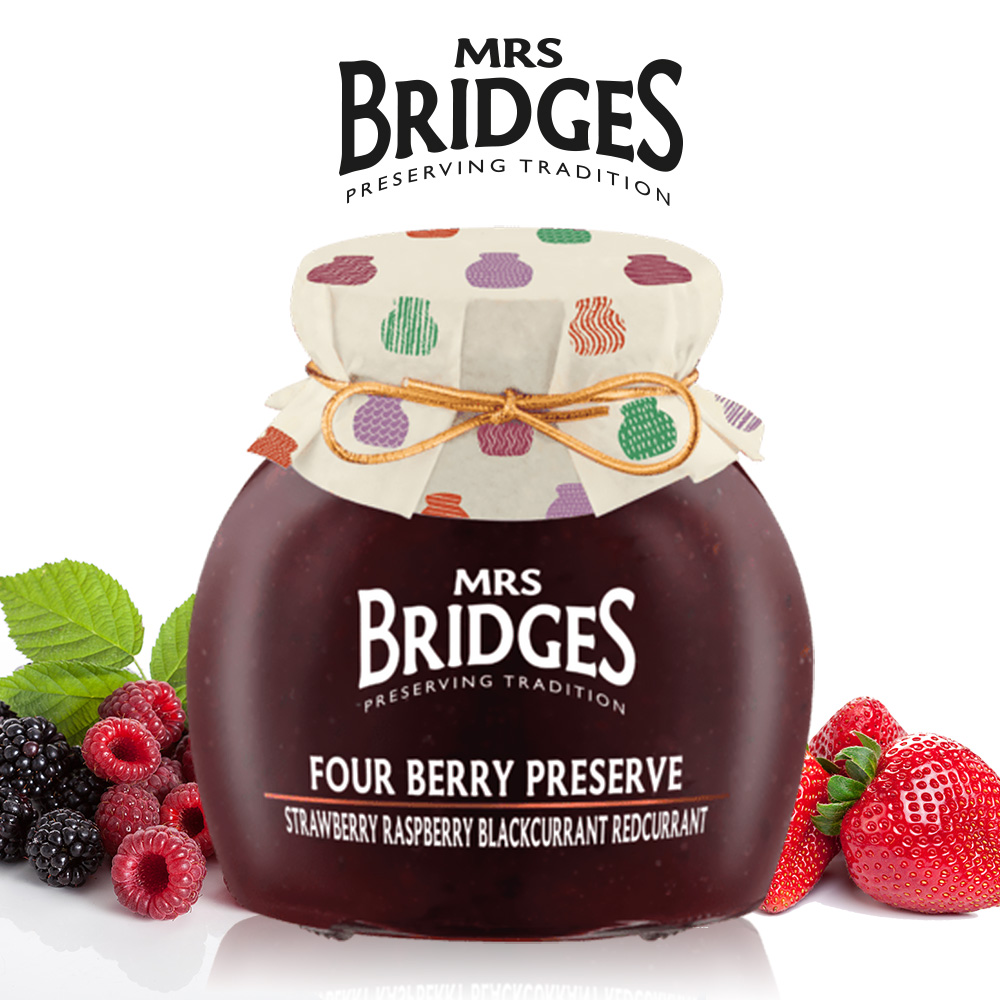 MRS. BRIDGES 英橋夫人 莓果四重奏果醬 340g