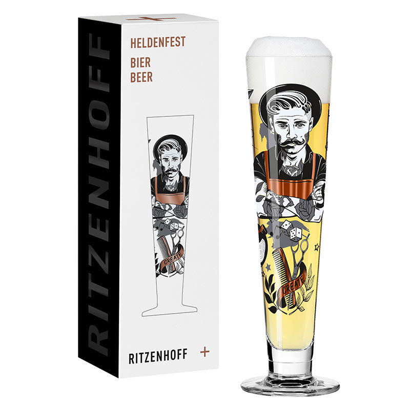 德國 RITZENHOFF 英雄節系列 經典啤酒杯-英雄致敬