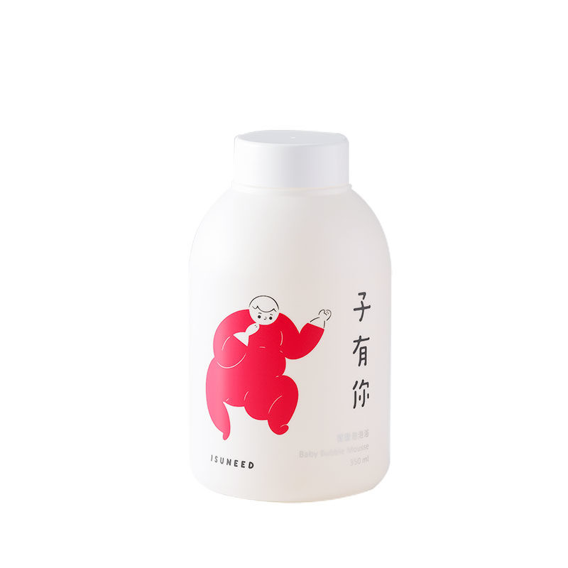 台灣 子有你 ISUNEED 寶寶泡泡浴補充瓶 350ml