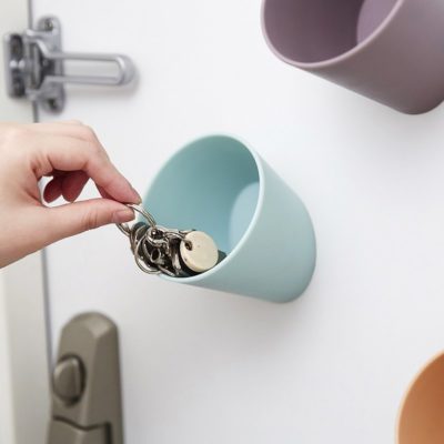 日本 ideaco 壁掛 / 磁吸兩用杯形置物掛勾筒