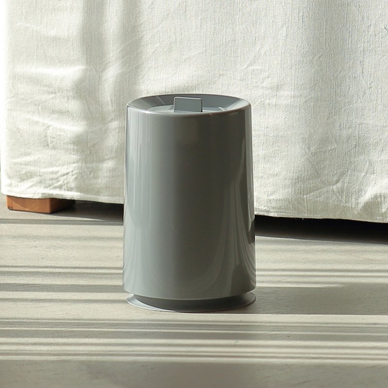 shimoyama_摩登圓形家用垃圾桶(附蓋)02 日本 ideaco 摩登圓形家用垃圾桶 (附蓋) 6L (3色)