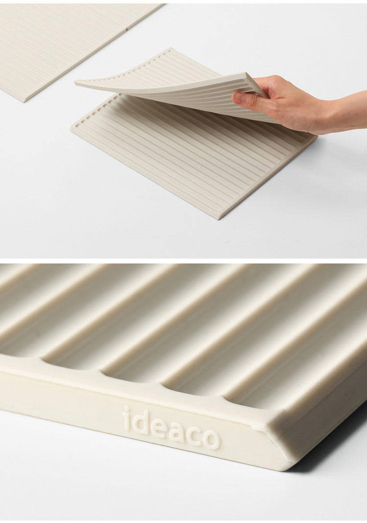 日本 ideaco 砂岩餐具瀝水架3件組 (2色)