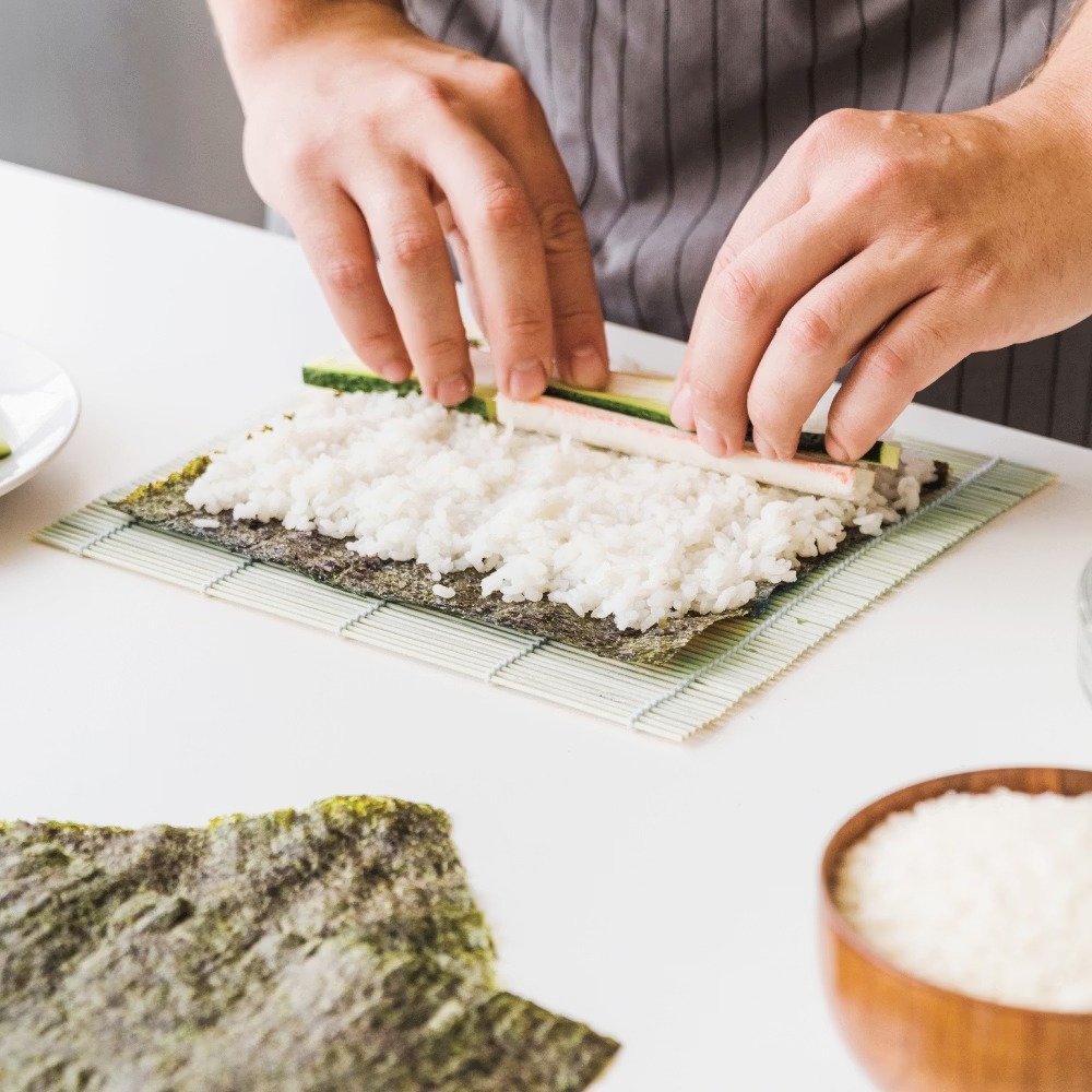 SushiRoll_01 日本 SALUS 竹製壽司捲簾 24x24cm
