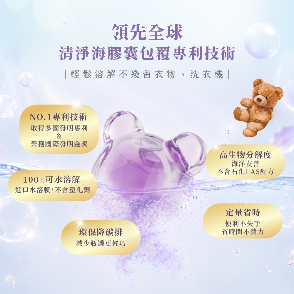 清淨海 純淨系列植萃酵素洗衣膠囊 2.0