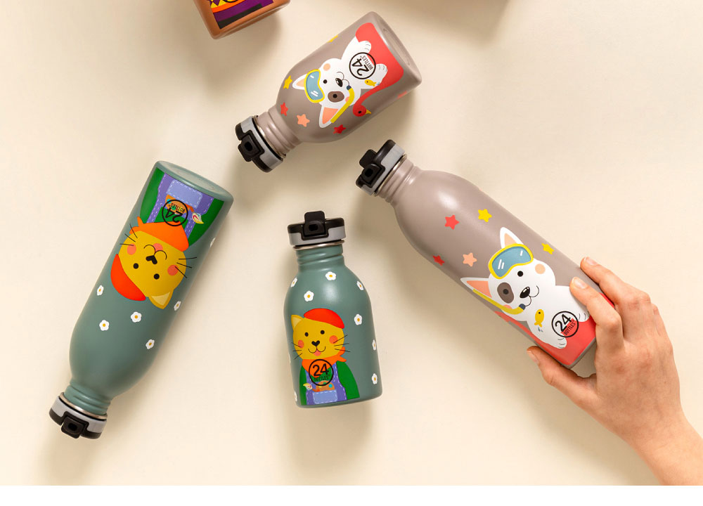 義大利 24Bottles 輕量吸嘴冷水瓶 500ml 