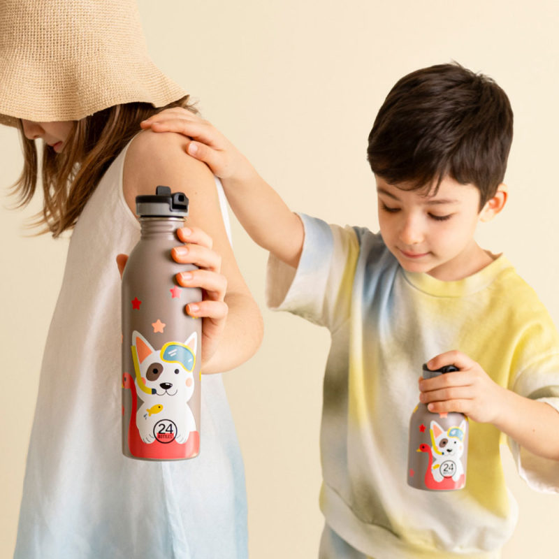 義大利 24Bottles 輕量吸嘴冷水瓶 500ml (淘氣狗)