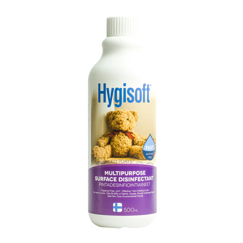 芬蘭 Hygisoft 科威 多用途表面殺菌消毒噴霧 500ml 補充瓶