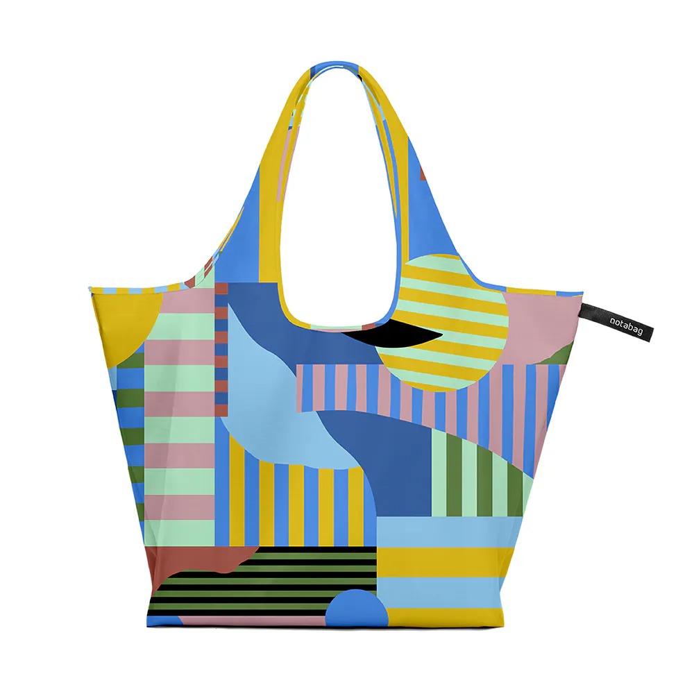 NBT10_AD 德國 Notabag 托特包 (抽象冬景)