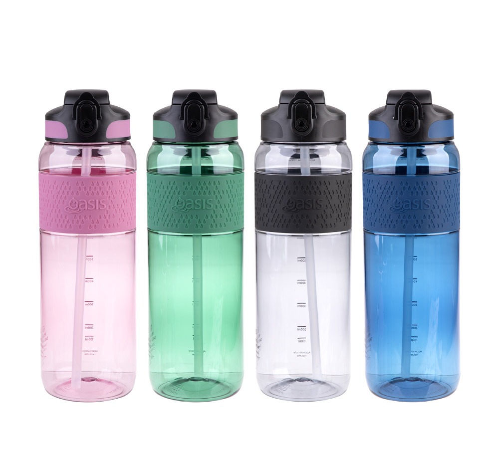 Oasis Tritan 彈蓋吸管運動水瓶 1000ml