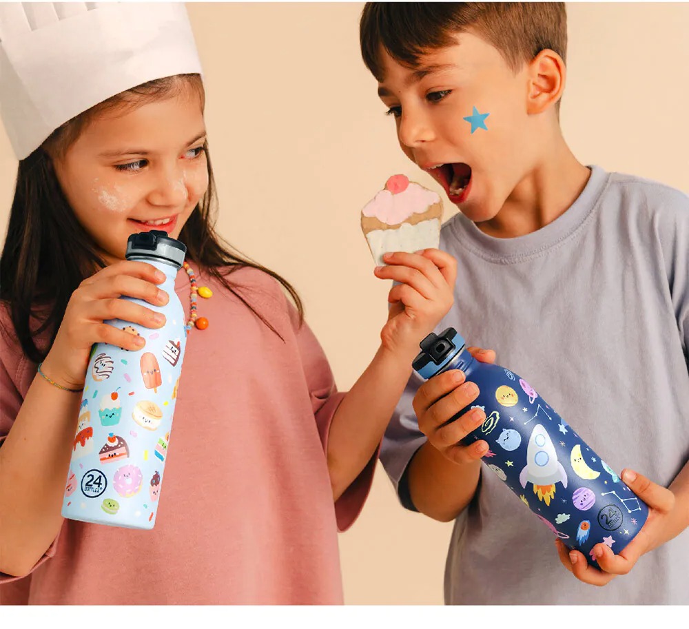 義大利 24Bottles 輕量吸嘴冷水瓶 500ml 探索系列