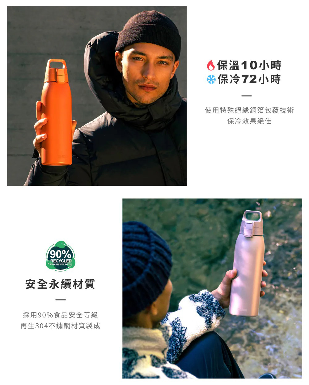 瑞士百年 SIGG Shield 超輕量彈蓋保溫瓶 1000ml 