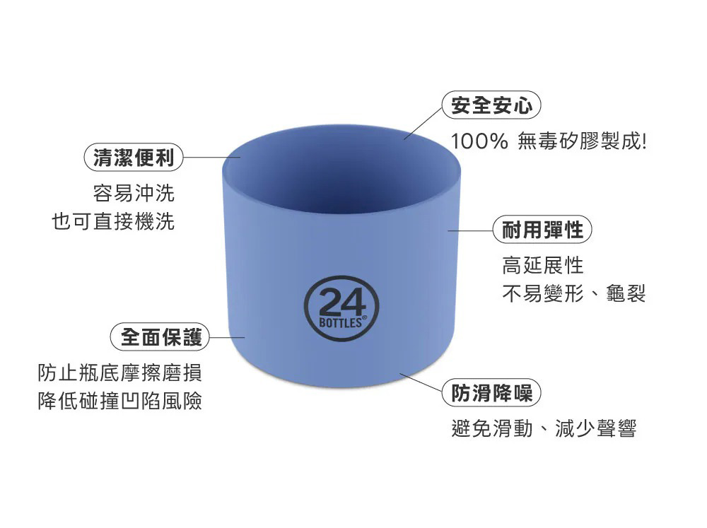 義大利 24Bottles 矽膠防護套