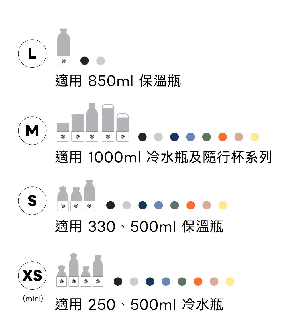義大利 24Bottles 矽膠防護套