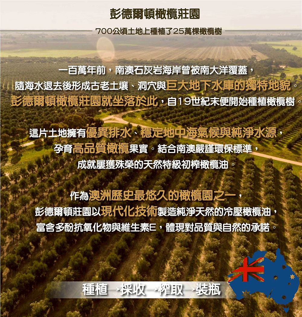 澳洲 Pendleton 特級冷壓初榨橄欖油