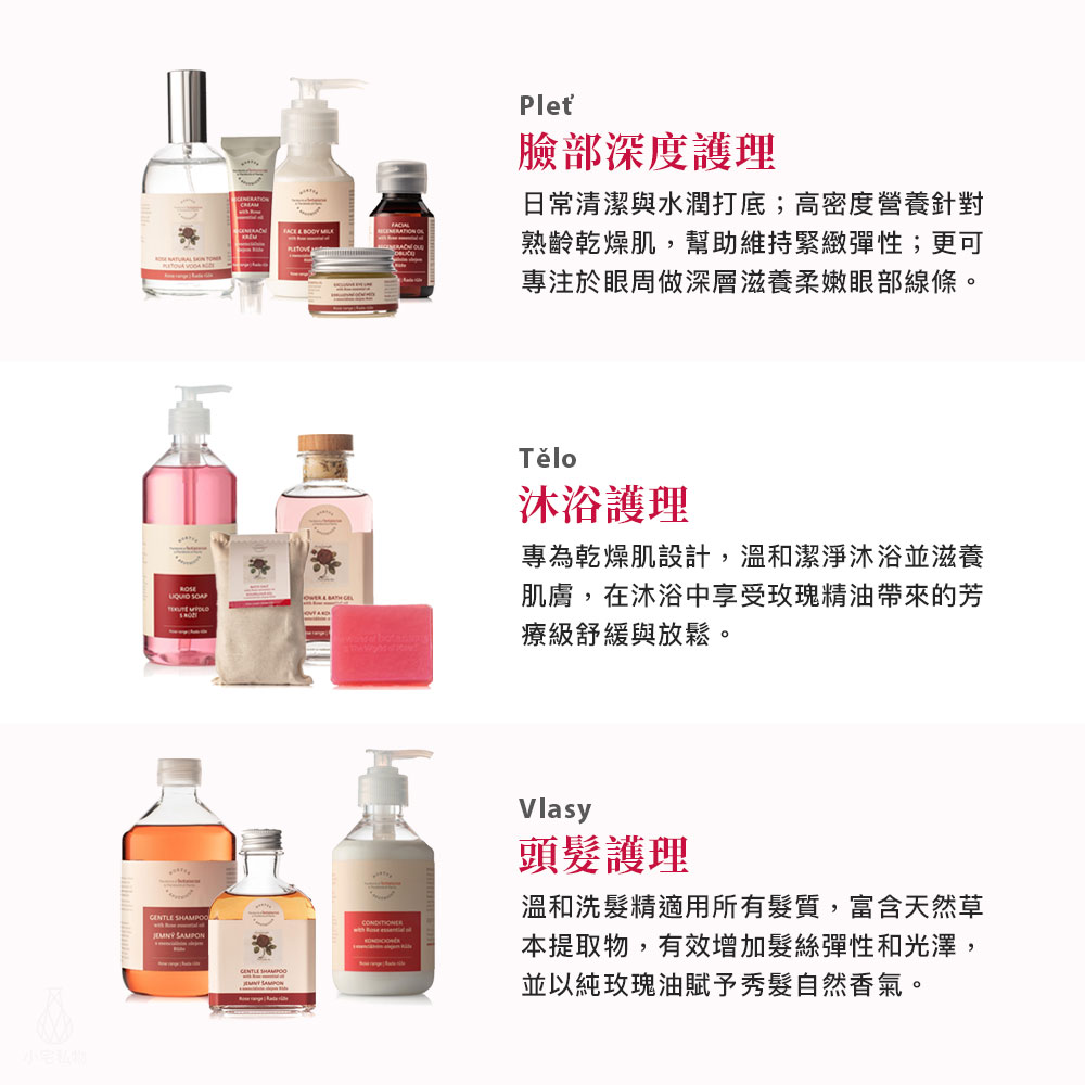 捷克 Botanicus 菠丹妮 玫瑰系列