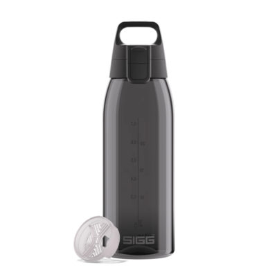 瑞士百年 SIGG 全彩 Tritan 彈蓋耐衝擊運動水瓶1000ml (霧黑)