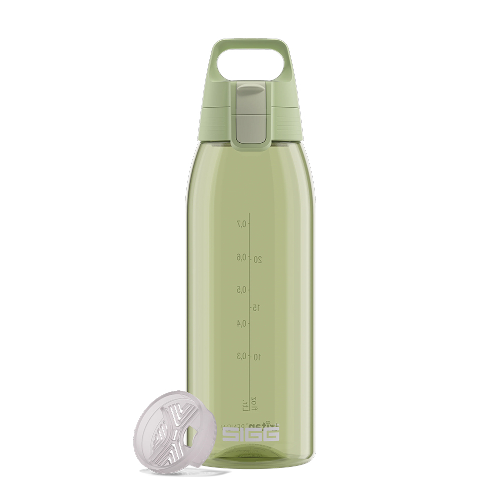 瑞士百年 SIGG 全彩 Tritan 彈蓋耐衝擊運動水瓶1000ml (嫩青綠)