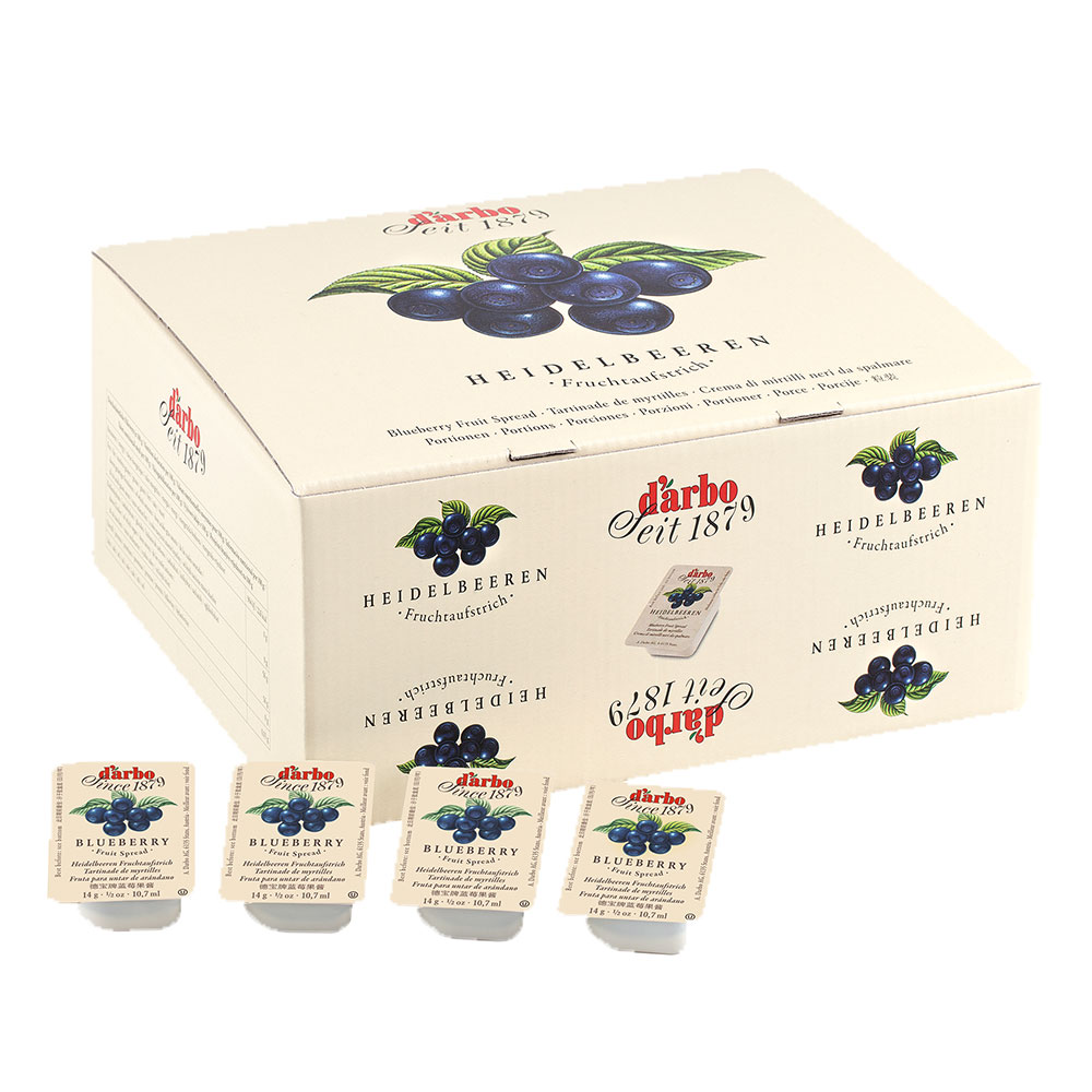 奧地利 D’arbo 德寶 藍莓果醬 14g (140入)