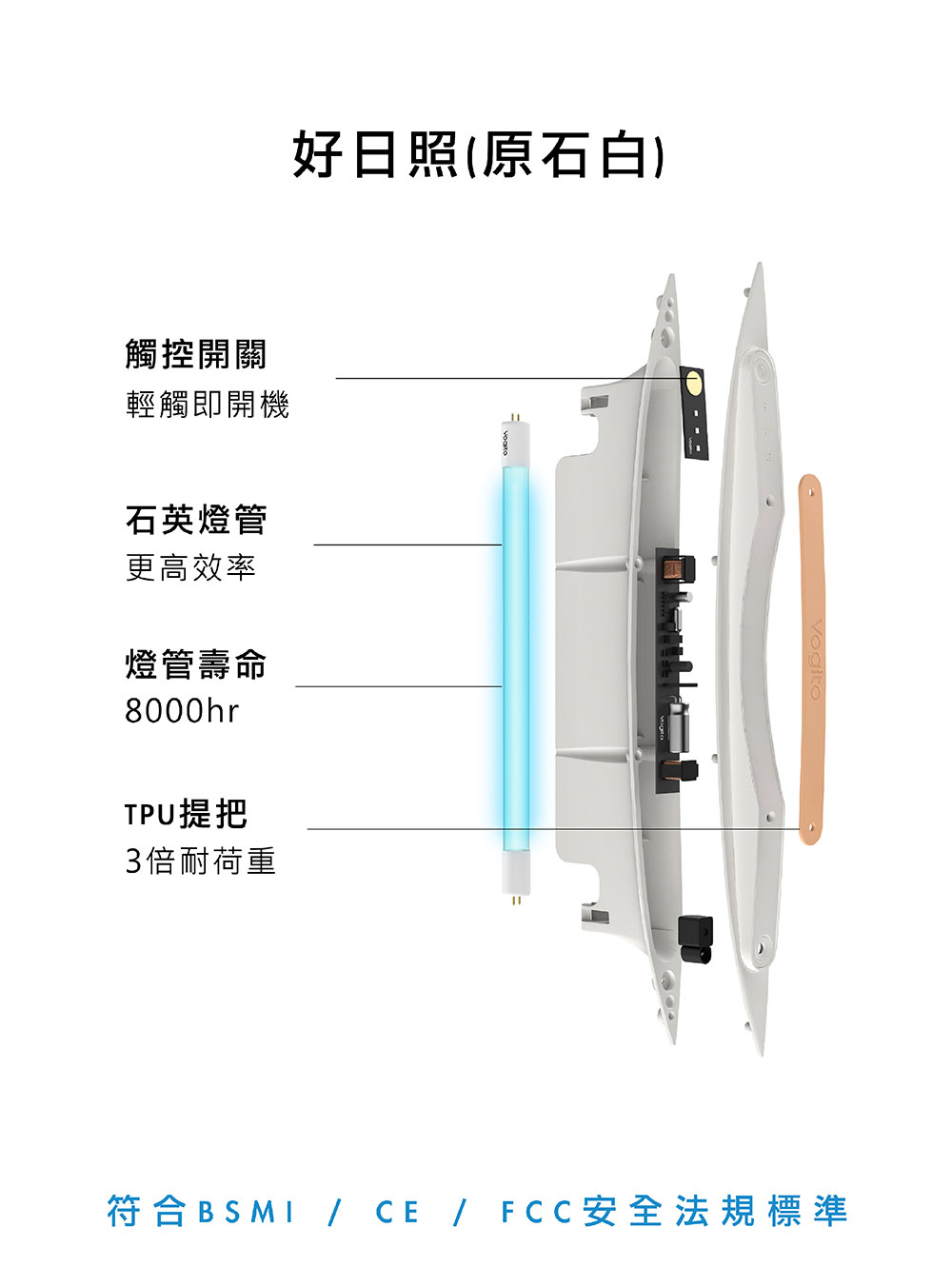 Vogito 好日照 UV殺菌摺疊罩
