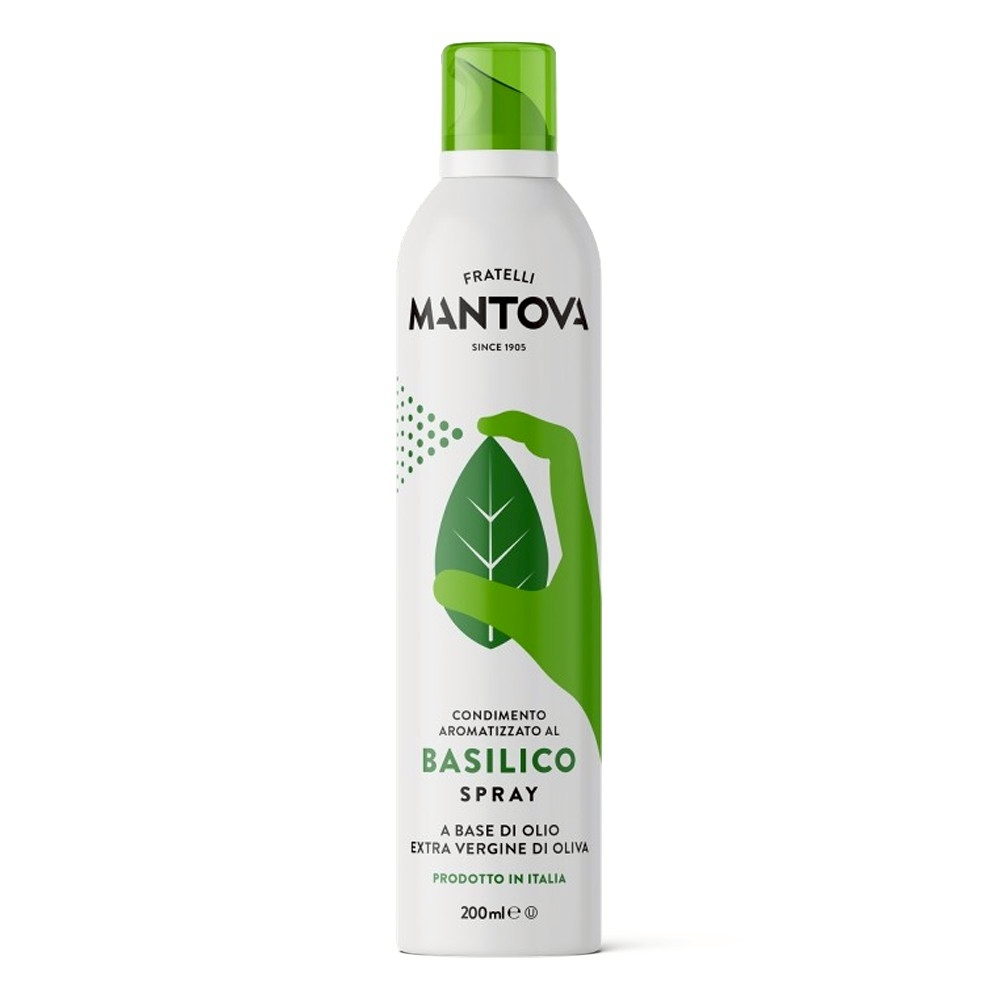 Basil_AD 義大利 Fratelli Mantova 特級初榨橄欖油噴霧 (羅勒風味) 200ml