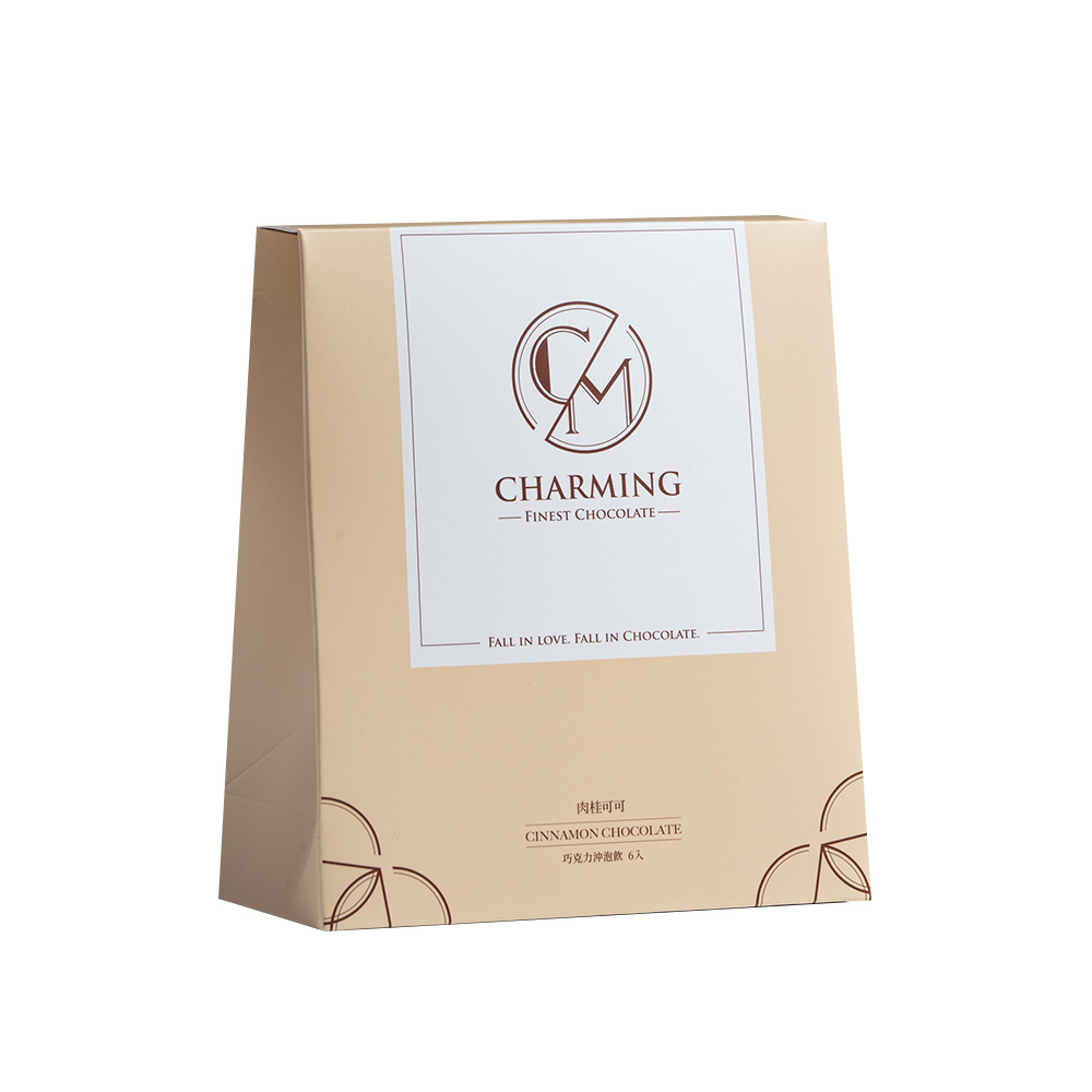 Charming_Cinnamon_AD Charming 喬名巧克力 頂級迦納可可沖泡飲 (肉桂) 6入盒裝