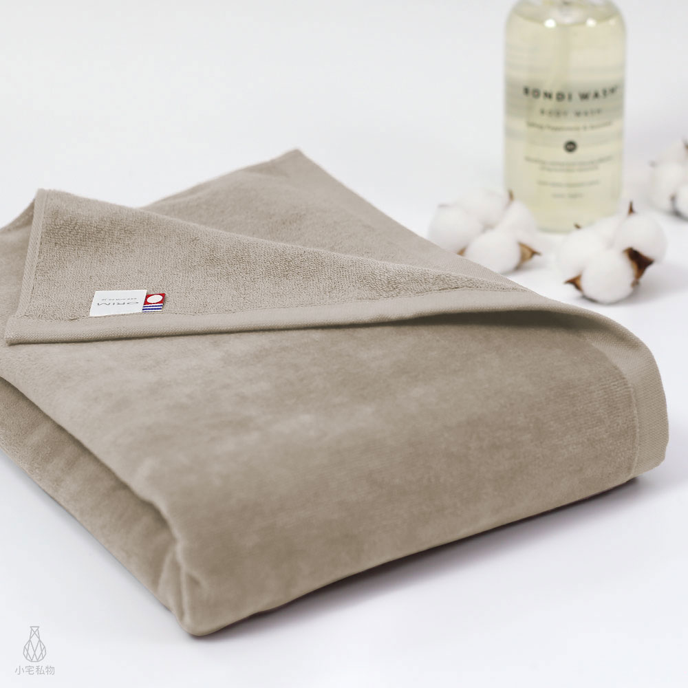 ORIM_VELOUR-PRO_BathTowel_MGrey_3 日本ORIM 飯店級今治大浴巾 VELOUR PRO 絨毛速乾款 (迷霧灰)