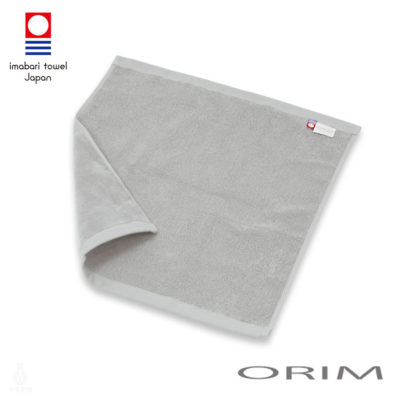 日本 ORIM 飯店級今治方巾 VELOUR PRO 絨毛速乾款 (水泥灰)