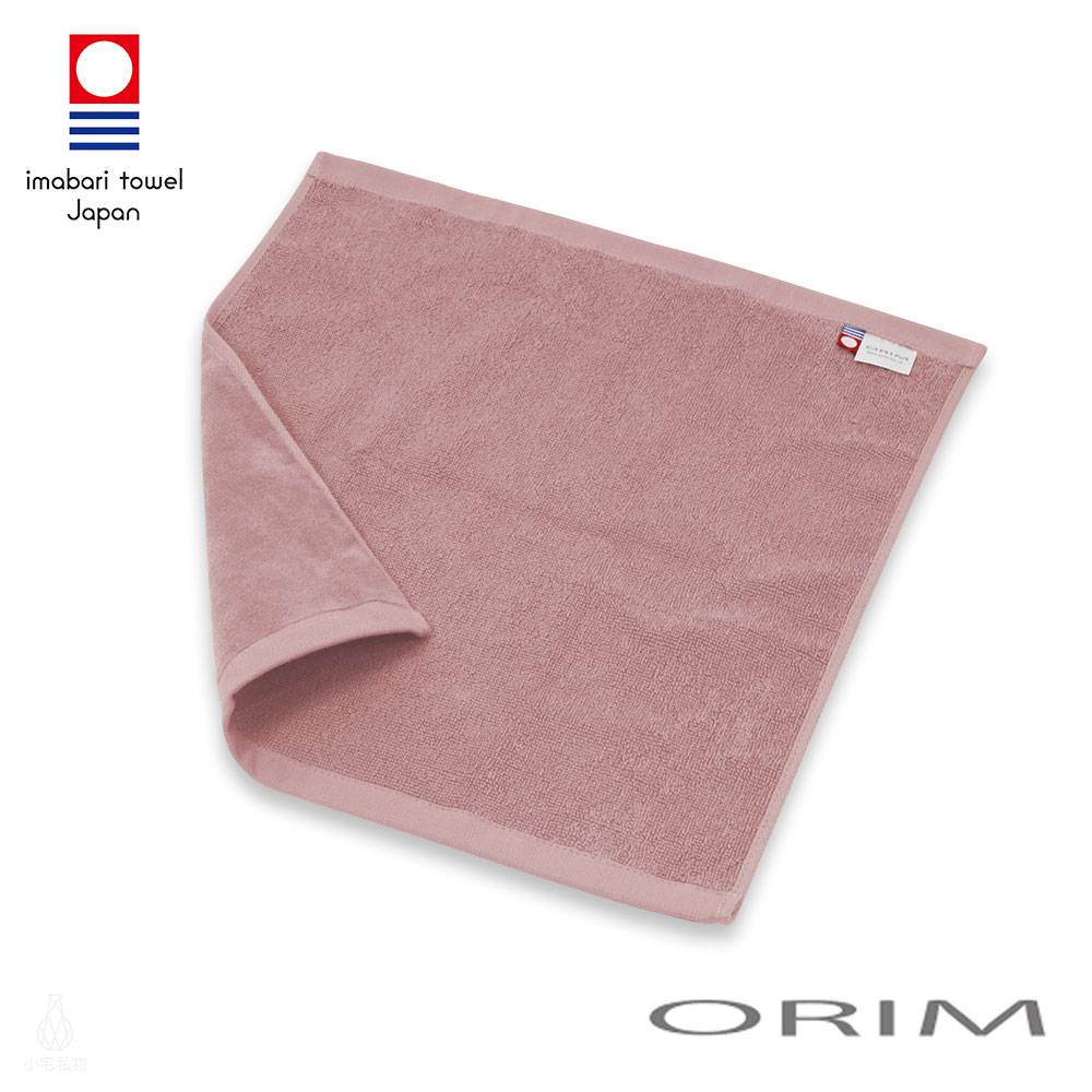 ORIM_VELOUR-PRO_square_MPink 日本 ORIM 飯店級今治方巾 VELOUR PRO 絨毛速乾款 (迷霧粉)