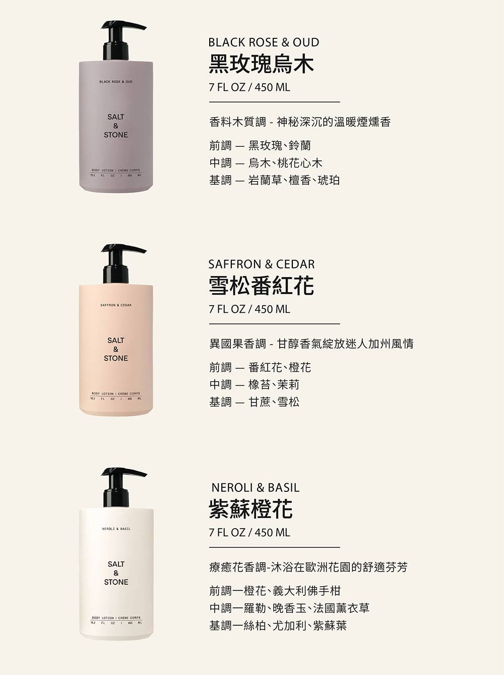 美國 SALT & STONE 維生素B3保濕身體乳