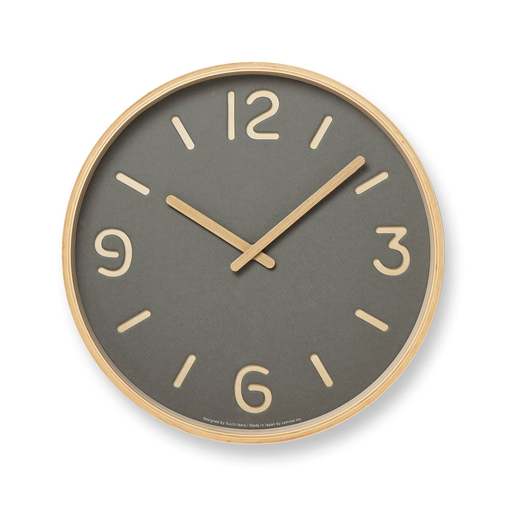 日本 Lemnos Thomson Paper 時鐘 (灰)