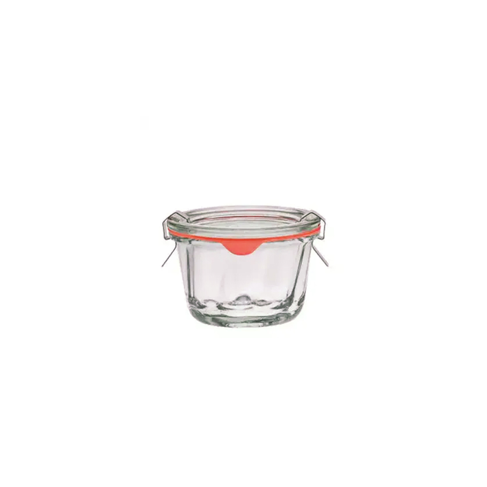 WECK_561_AD 德國 WECK 561 玻璃密封罐 (含密封圈+扣夾) Ring Cake Shape 165ml