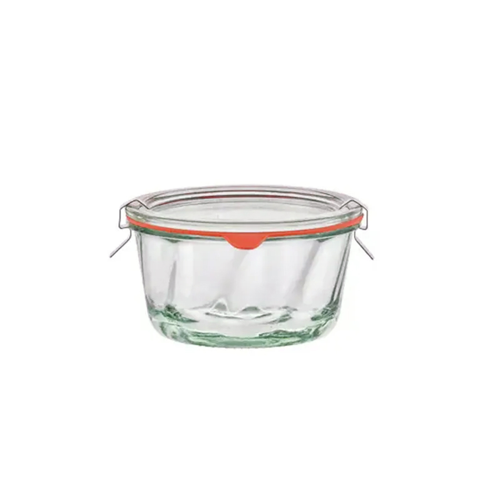 WECK_564_AD 德國 WECK 564 玻璃密封罐 (含密封圈+扣夾) Ring Cake Shape 450ml 單入