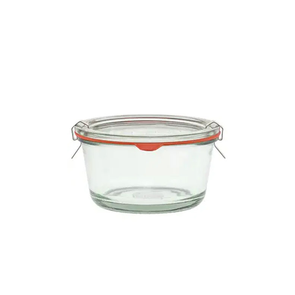 WECK_565_AD 德國 WECK 565 玻璃密封罐 (含密封圈+扣夾) Gourmet Jar 450ml 單入