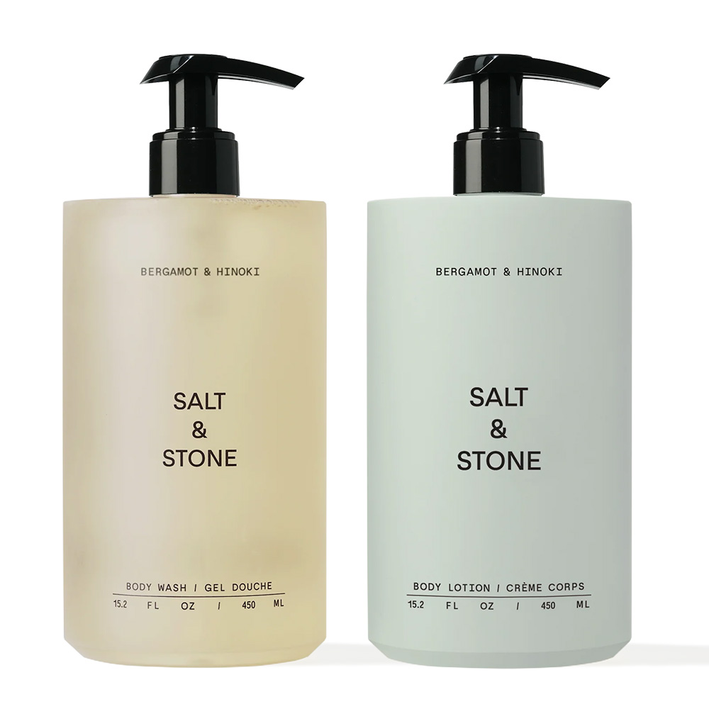 WashxLotion_AD 美國 SALT & STONE 保濕沐浴保養組 450ml (任選)