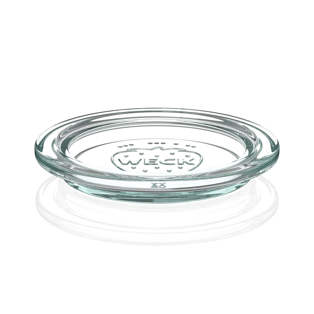 Weck_ACC_GL_M_01 德國 WECK 玻璃罐 專用配件 玻璃上蓋 M 單入