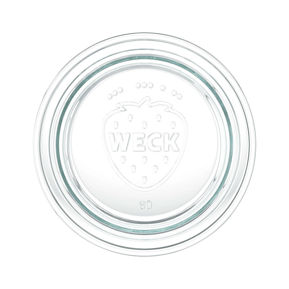 Weck_ACC_GL_M_AD 德國 WECK 玻璃罐 專用配件 玻璃上蓋 M 單入