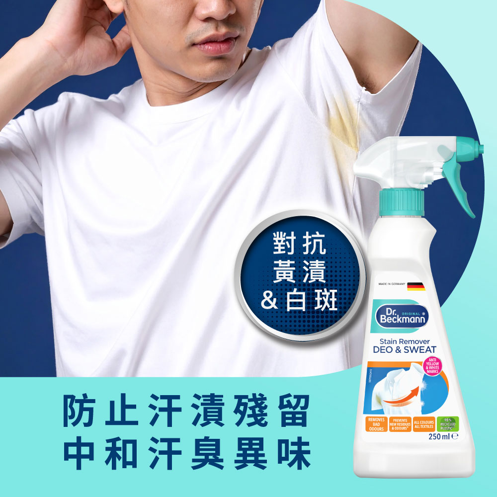 德國 Dr. Beckmann 貝克曼博士 除汗漬異味全效噴劑 250ml