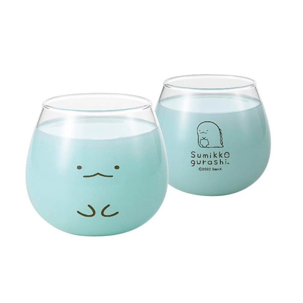 日本 金正陶器 角落生物 不倒翁玻璃杯 (蜥蜴) 320ml
