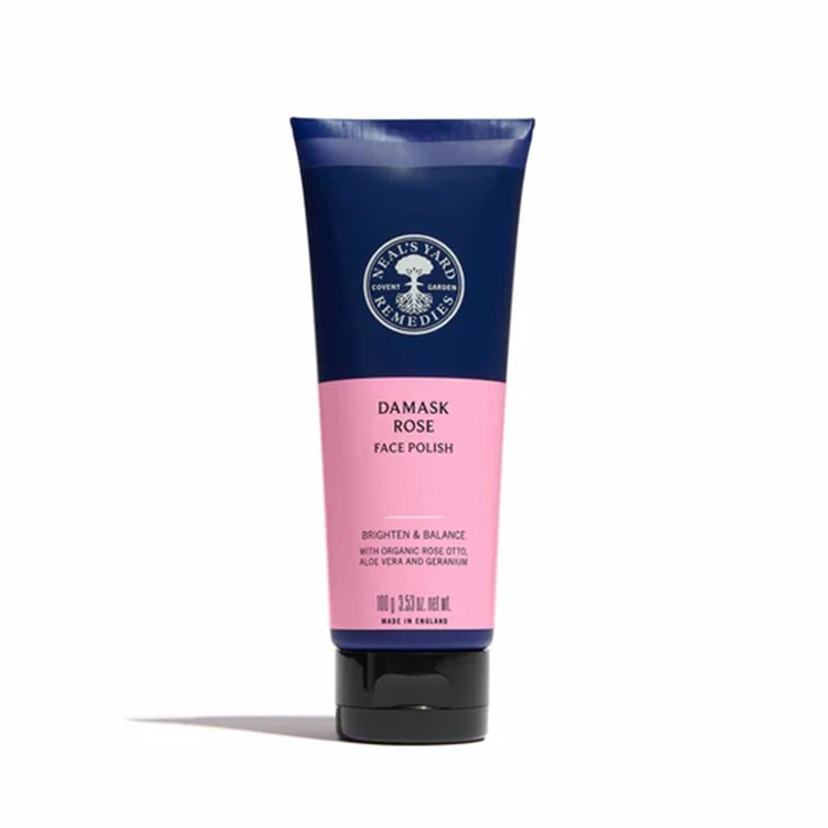 NY0048_AD 英國 NEAL'S YARD REMEDIES 大馬士革玫瑰保濕去角質霜 100g