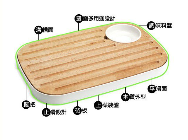 Joseph Joseph 好品味木質兩用砧板